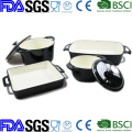 Enamel Cast Iron Cookware Set in 3PCS for European Country